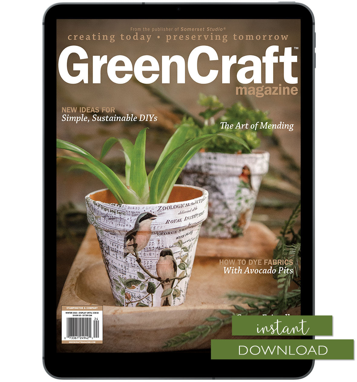 GreenCraft Winter 2022 Instant Download