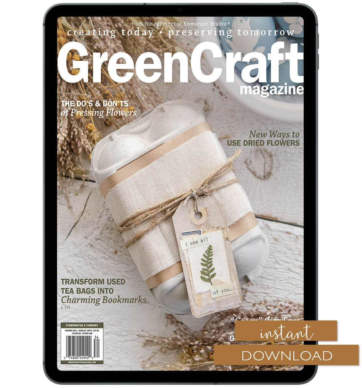 GreenCraft Winter 2023 Instant Download