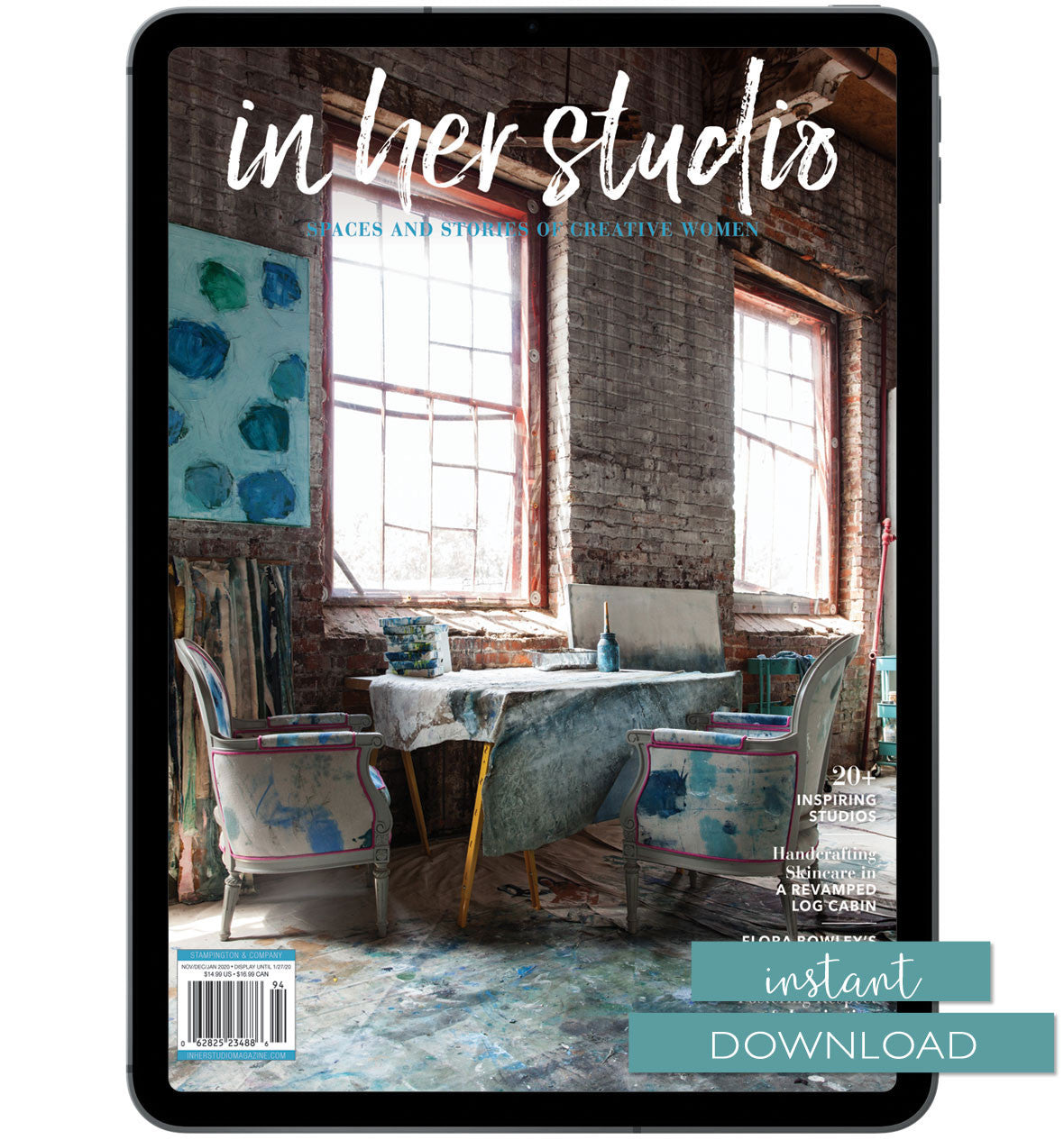 In Her Studio Winter 2020 Instant Download