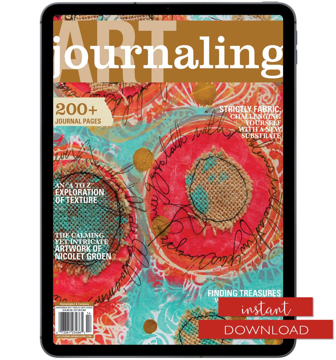 Art Journaling Winter 2021 Instant Download