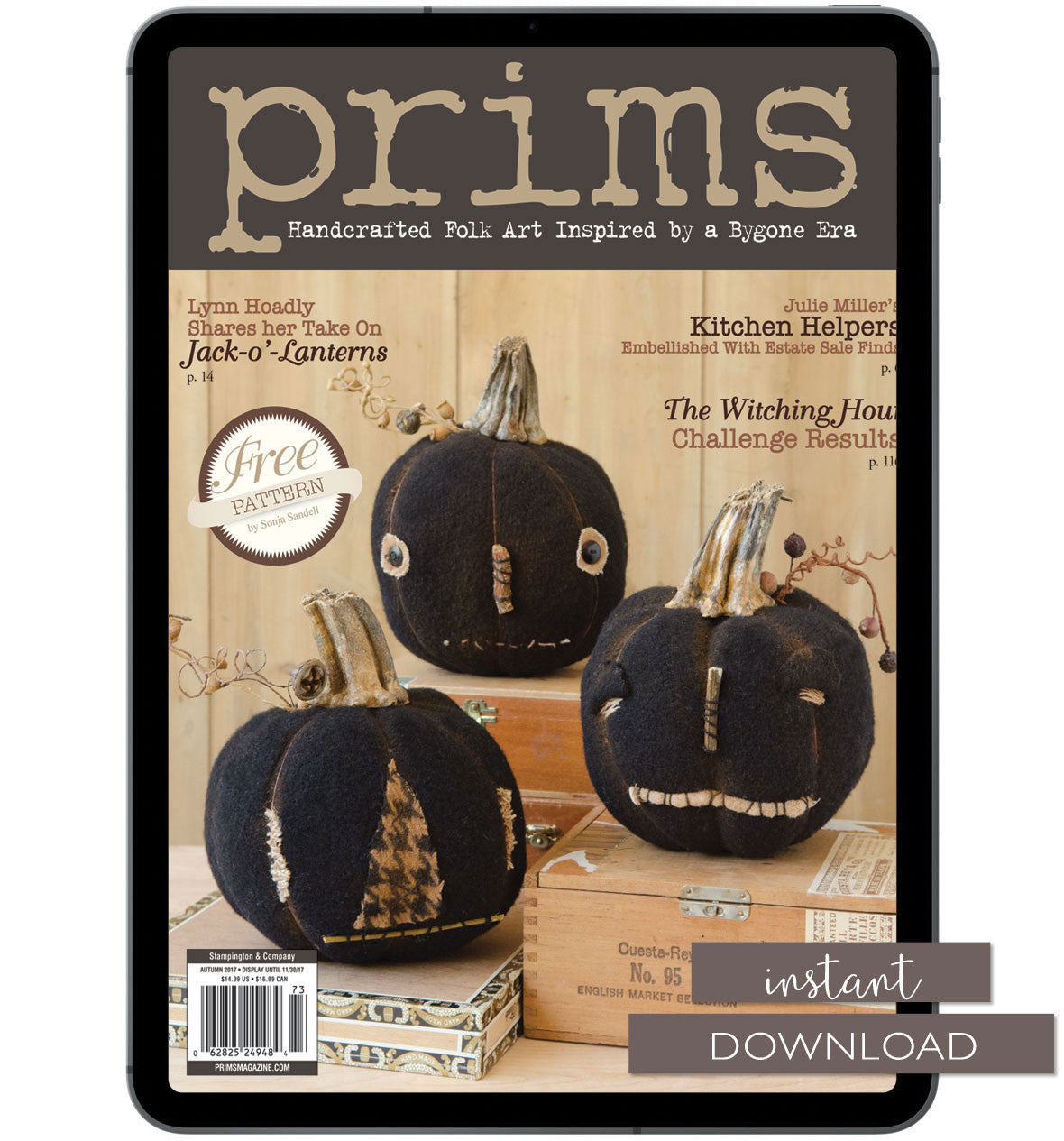 Prims Autumn 2017 Instant Download | Stampington & Company
