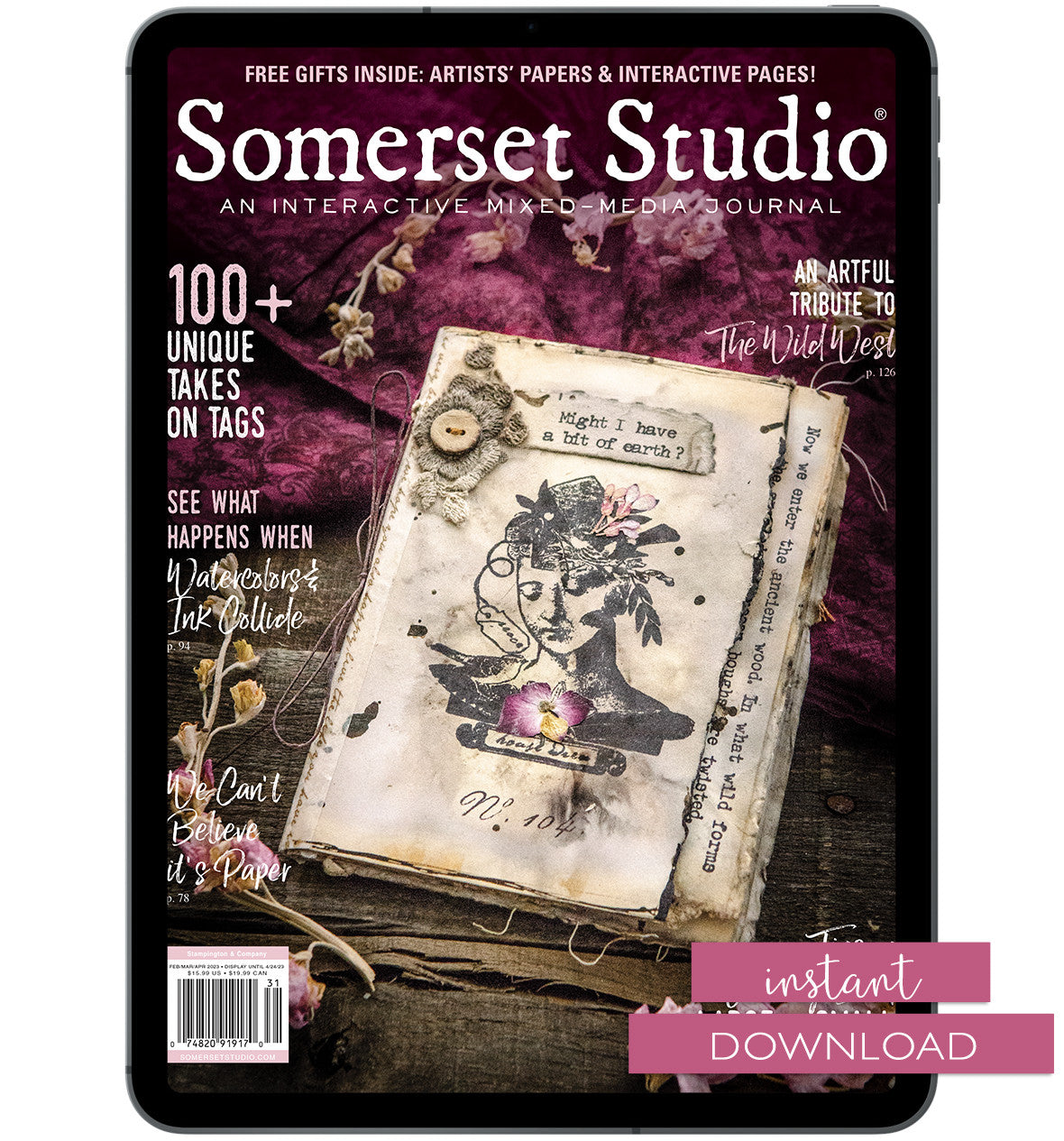 Somerset Studio Spring 2023 Instant Download
