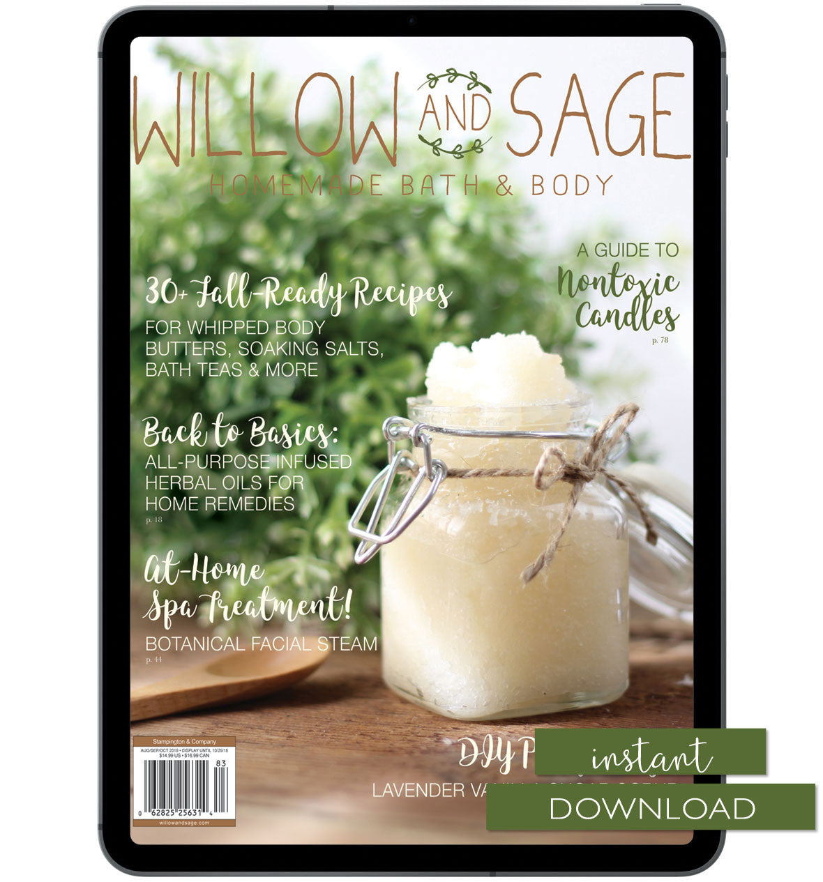 Willow and Sage Autumn 2018 Instant Download