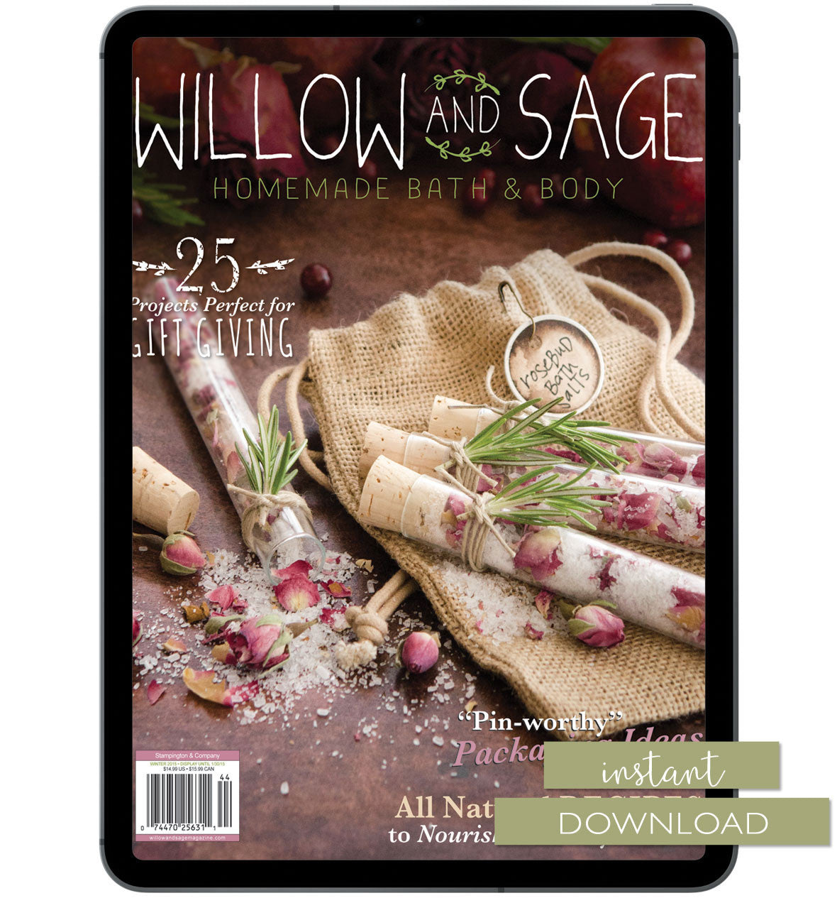 Willow and Sage Winter 2015 Instant Download