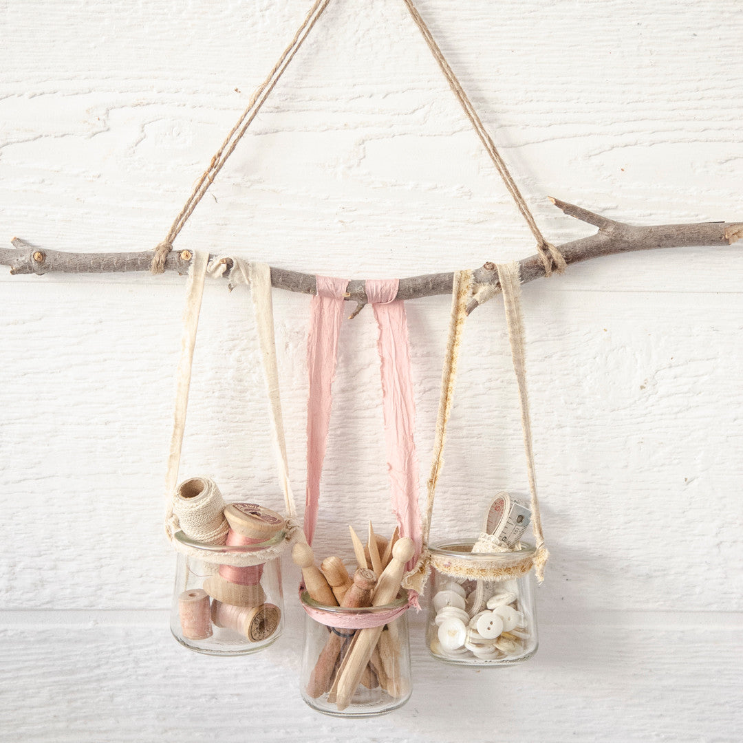 Upcycled Yogurt Containers Wall Decor and Storage Idea