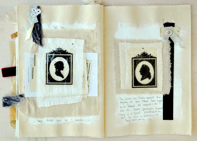 Whimsical Journey Canvas Journal Project by Kristen Robinson