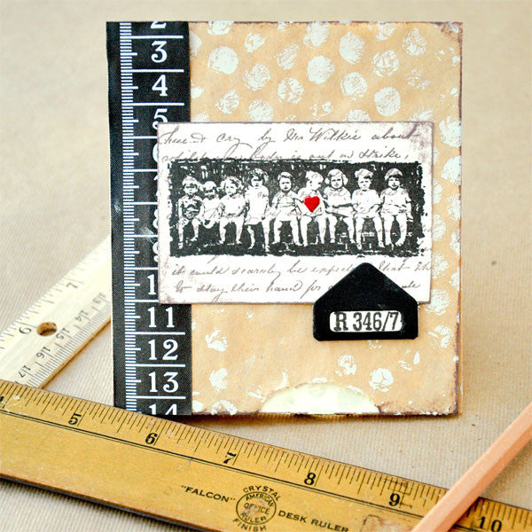 With One Stamp (Vintage Children) Project by Lori Brofsky & Clarissa Romano