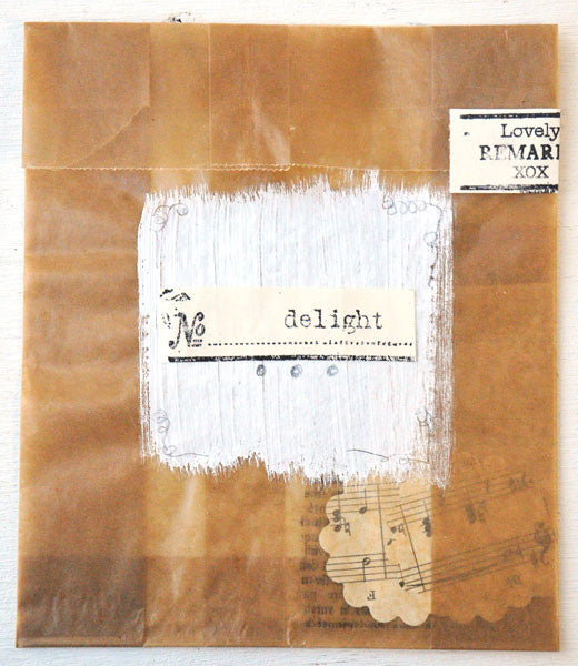 Glassine Goodie Bags Project by Kristen Robinson