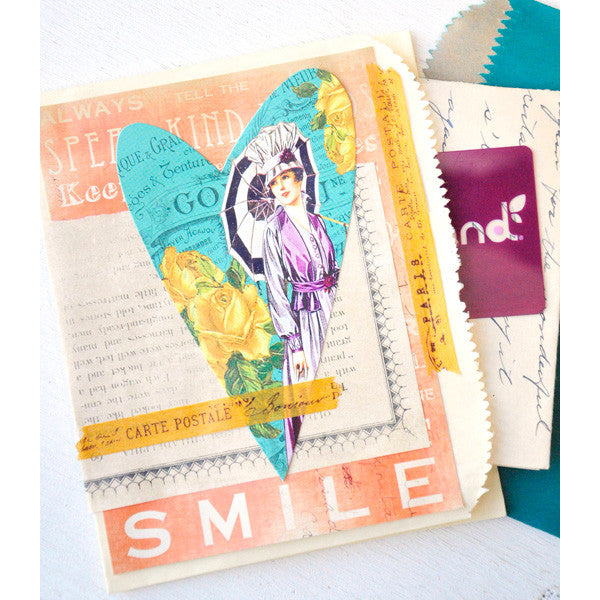 Layered Paper Bag Cards Project