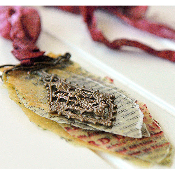 Resin Paper Necklace Project