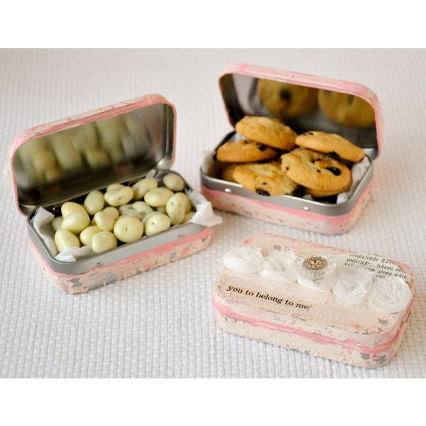 Shabby Chic Favor Tins Project