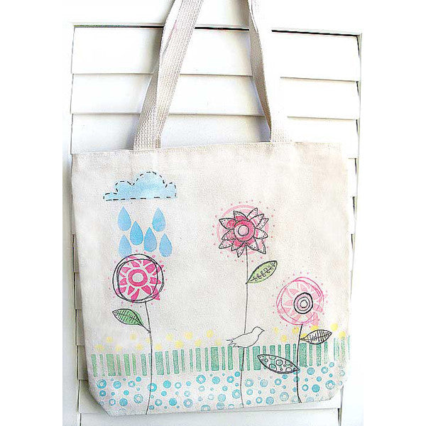 Whimsy Tote Bag Project by Claudine Hellmuth
