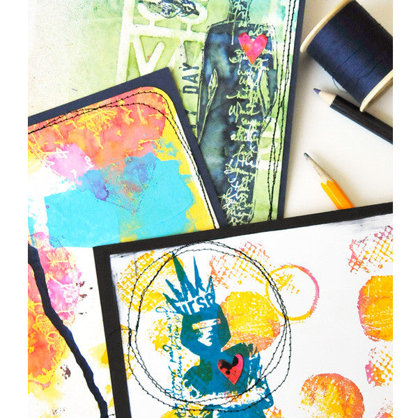 Mini Art Boards Project by Dina Wakley