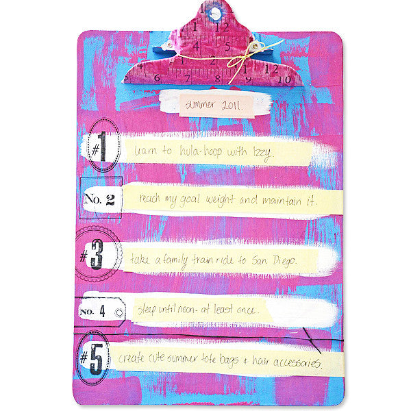Alterable Art Journal Board Project