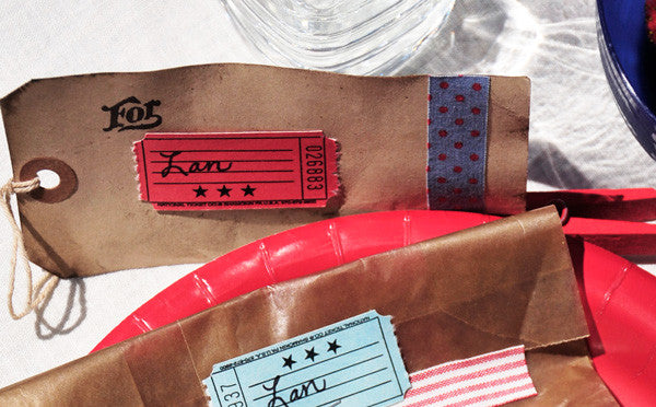 Picnic Style Place Cards Project