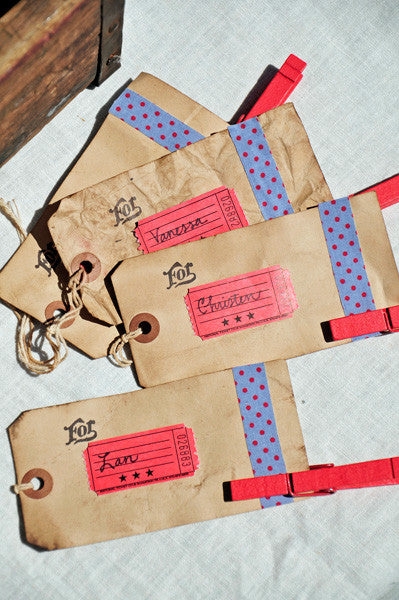 Picnic Style Place Cards Project