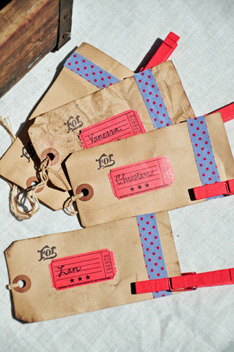 Picnic Style Place Cards Project