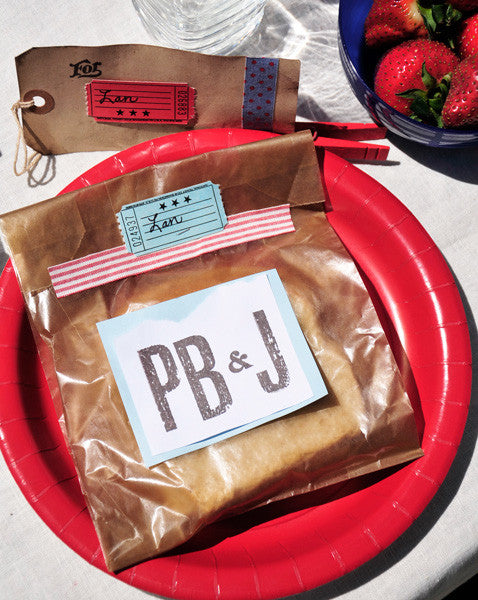 PB & J Sandwich Bags Project