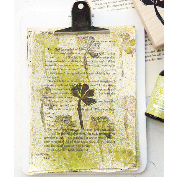 Creatively Stamped Art Papers Project