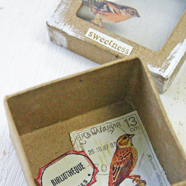 Nature's Beauty  Wee Boxes Project by Kristen Robinson