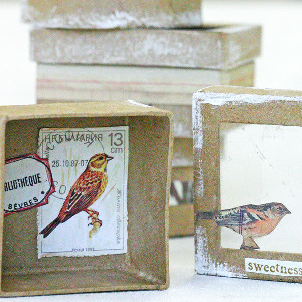 Nature's Beauty  Wee Boxes Project by Kristen Robinson