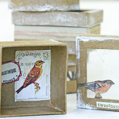 Nature's Beauty  Wee Boxes Project by Kristen Robinson