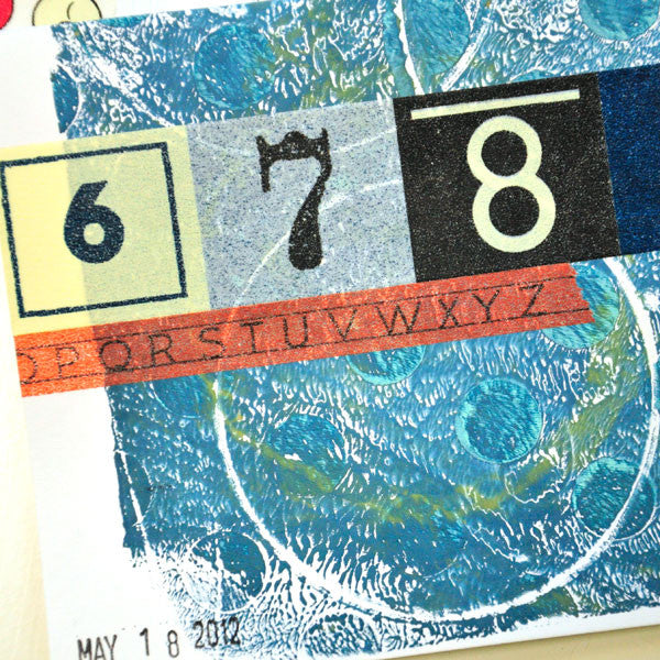 Monoprint Card Inspiration Project