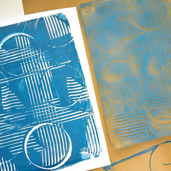 Monoprint Card Inspiration Project