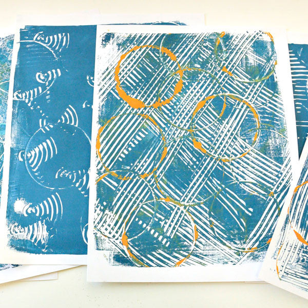 Monoprint Card Inspiration Project