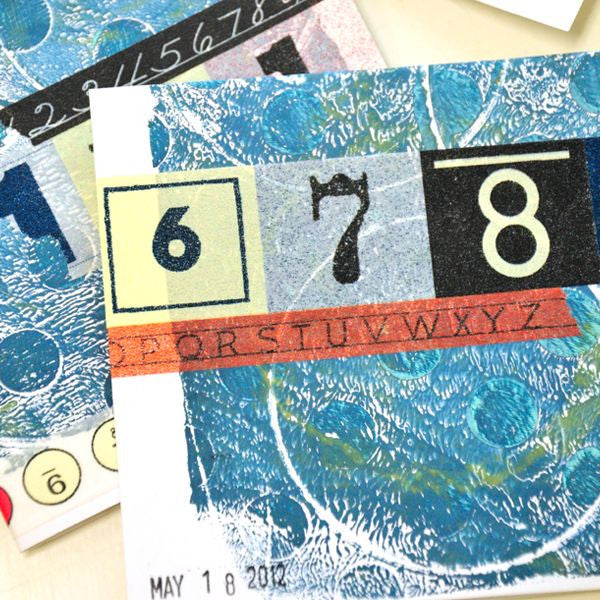 Monoprint Card Inspiration Project