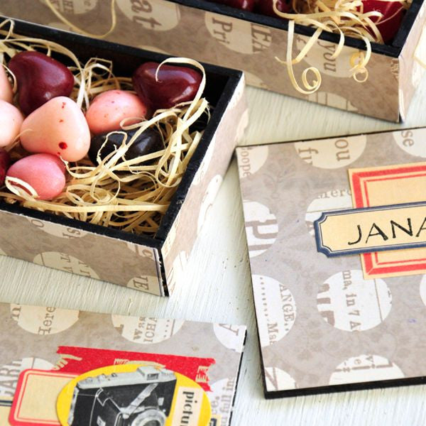 Vintage Retro Gift Boxes Project