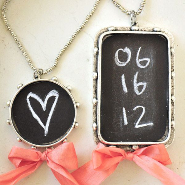 Chalkboard Pendants Project