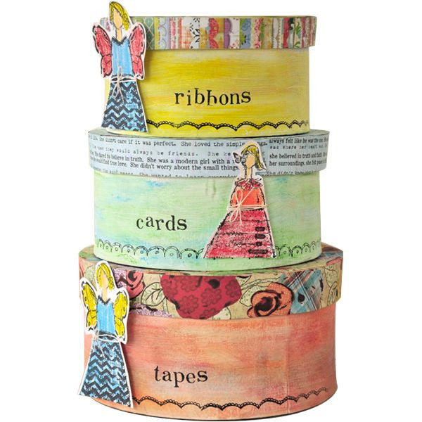 She Art Stacked Boxes Project