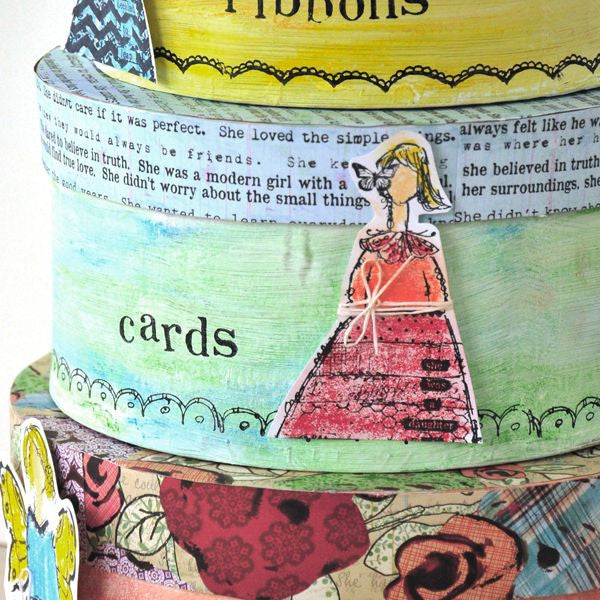 She Art Stacked Boxes Project