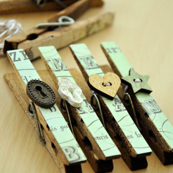 Altered Clothespins Gift Package Project
