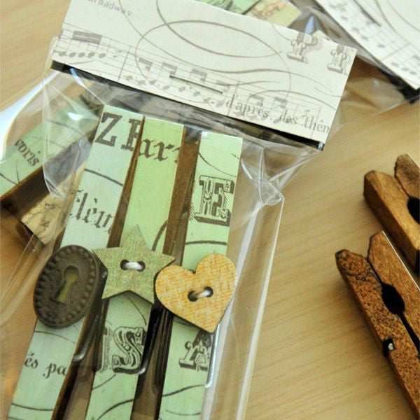 Altered Clothespins Gift Package Project