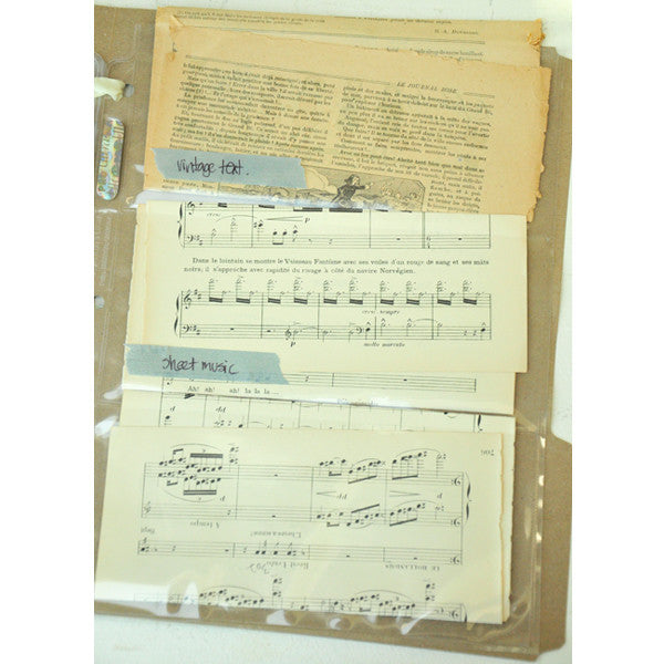 French Ephemera Storage Album Project
