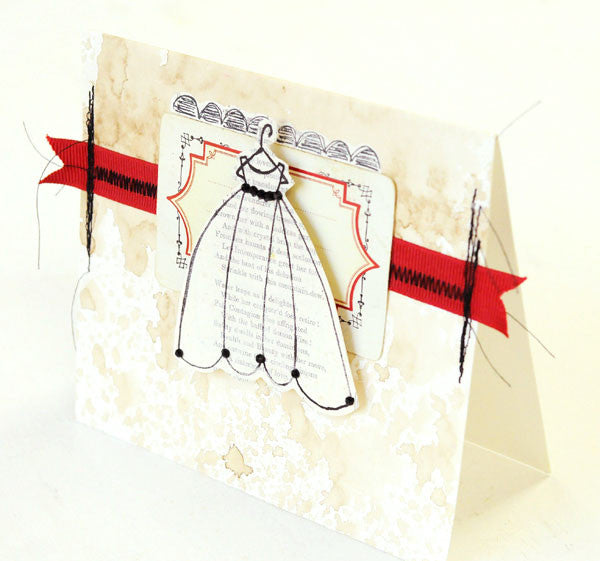 Beaded Dress {Card} Project by Roben-Marie Smith
