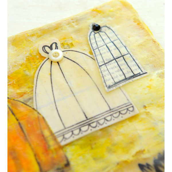 Three Cages Beeswax Canvas Project by Roben-Marie Smith