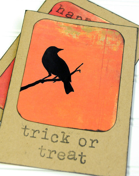 Spooky Silhouette Cards Project by Sarah Meehan