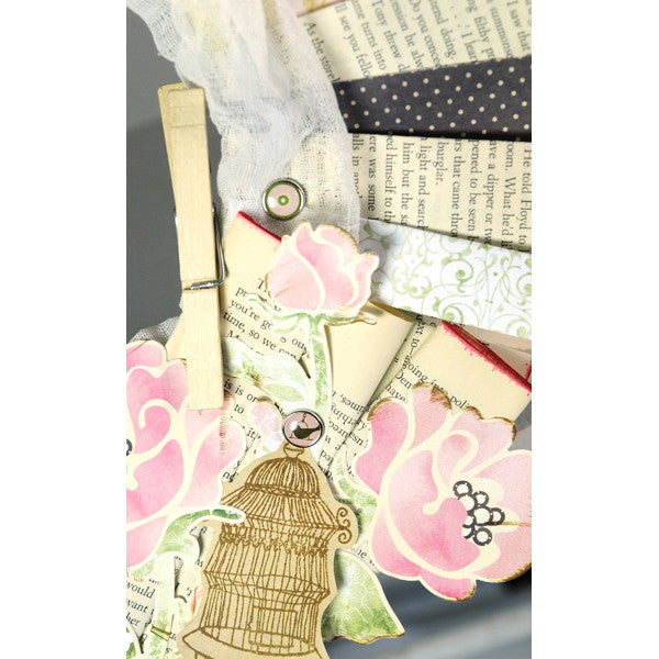 Porcelain Paper Wreath Project