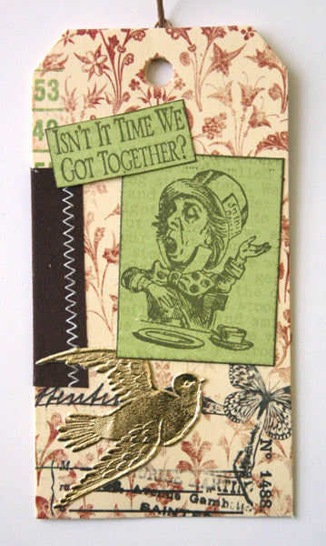 Mad Hatter Tag Invitations Project