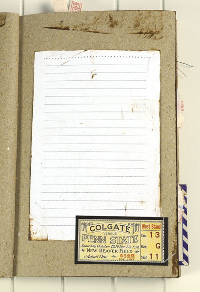 Ephemera Evidence Journal Project by Sarah Meehan