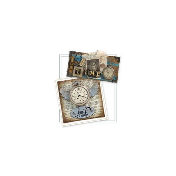 Crackle Paint Canvas Projects Courtesy of Ranger Ink Project by Tim Holtz