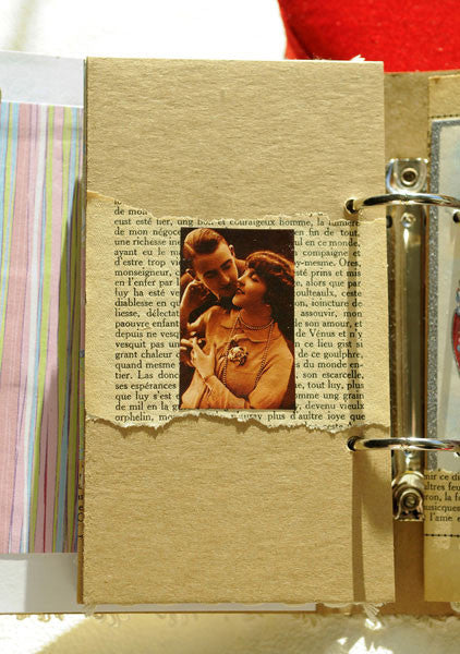 Vintage Romance Purse Book Project by Sarah Meehan