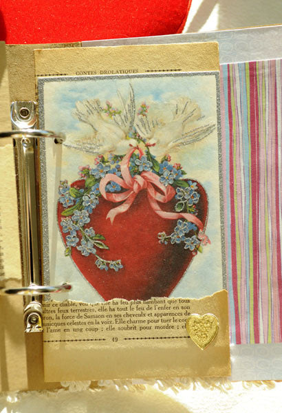 Vintage Romance Purse Book Project by Sarah Meehan