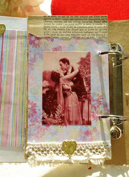 Vintage Romance Purse Book Project by Sarah Meehan