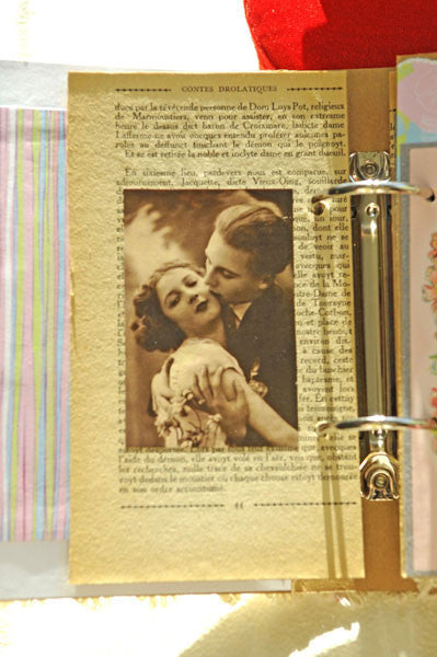 Vintage Romance Purse Book Project by Sarah Meehan