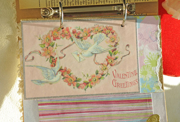 Vintage Romance Purse Book Project by Sarah Meehan
