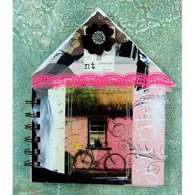 Cottage Garden Altered Books Project by Audrey Hernandez